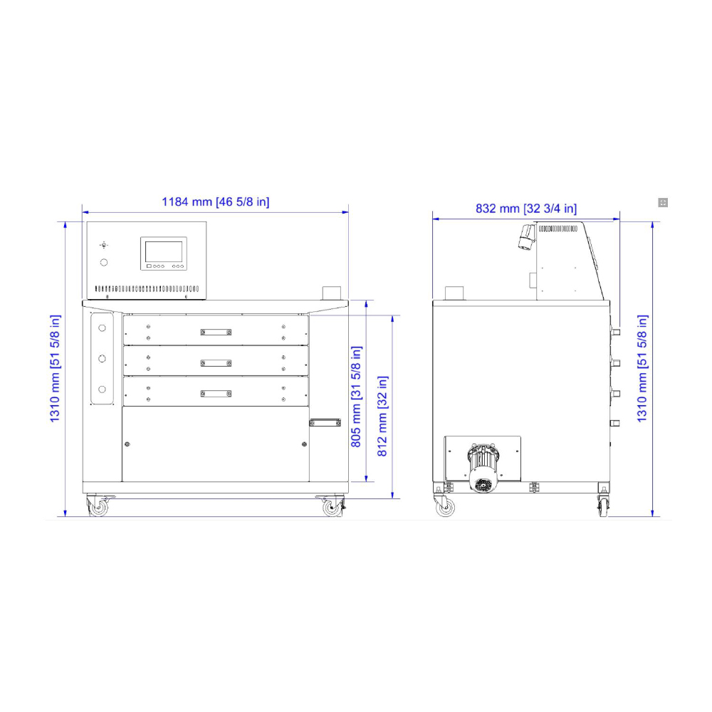 Chiossi e Cavazzuti Dido Shop Textile Dryer Diagram