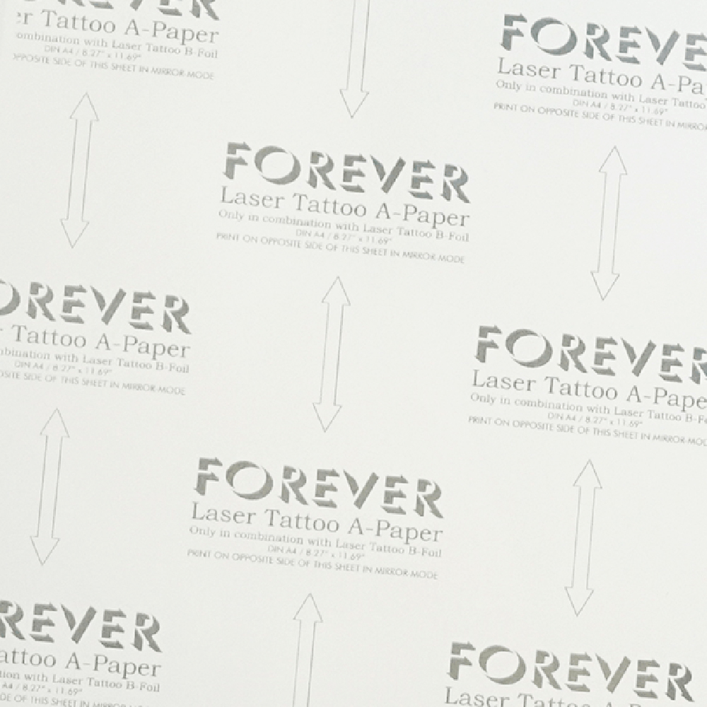 Forever Transfers A4 Laser Tattoo Paper with B Paper