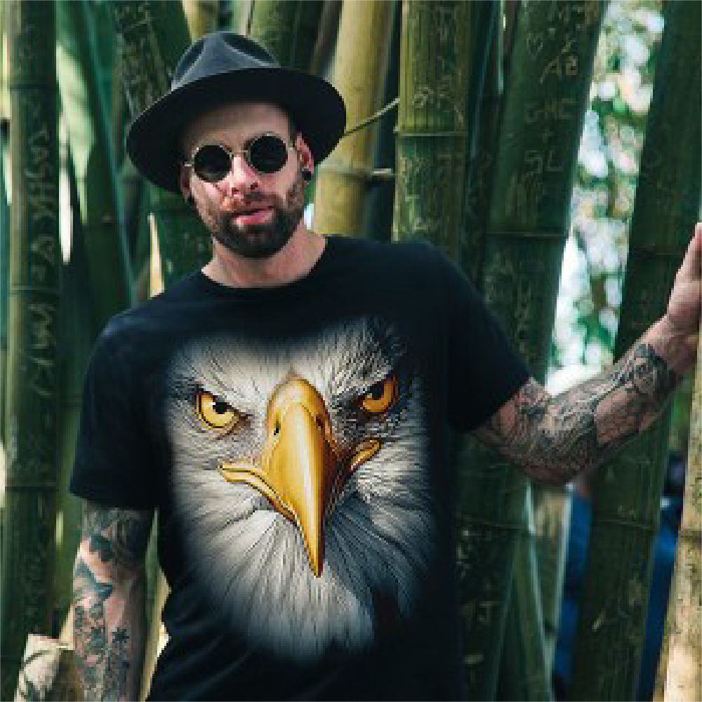 Forever IC Split Software Man in eagle shirt