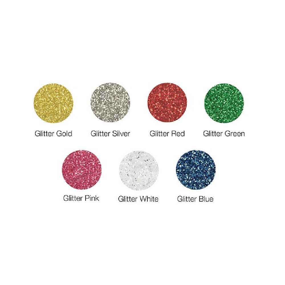 Sef Glitterflex Paper Colour Chart