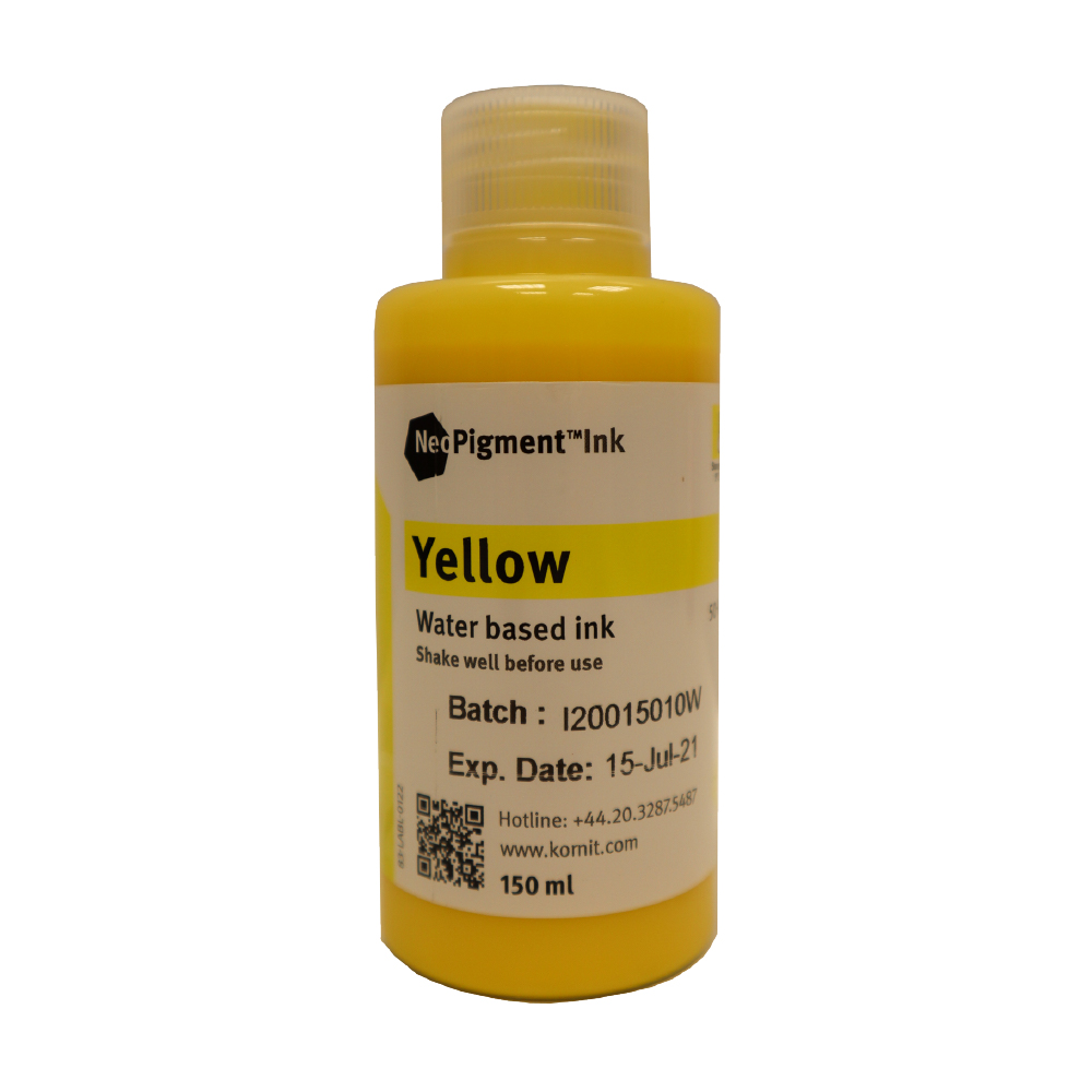 Kornit Breeze Direct to Garment Ink in Yellow 150ml