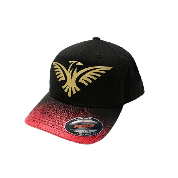 Cap with graphic logo made using SEF Maxxflex Neon and metallic Vinyl