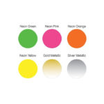 Sef Maxxflex Neon and Metallic Colour Chart