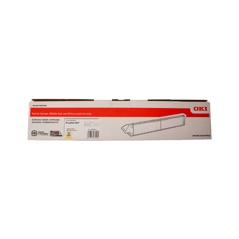 OKI PRO9541WT A3 Printer Yellow Toner