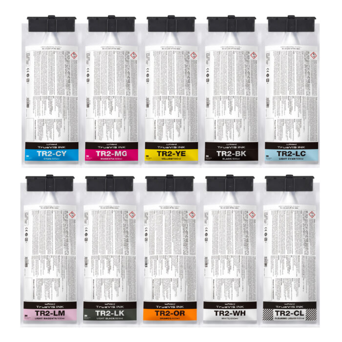 Roland TR2 TrueVIS Inks 500cc Pouches