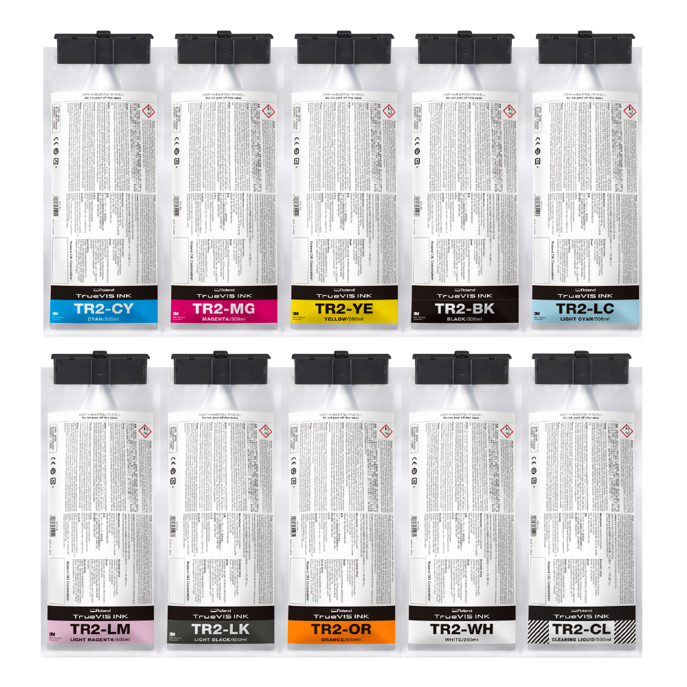 Roland TR2 TrueVIS Inks 500cc Pouches