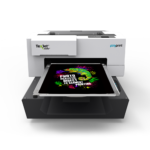 Texjet Echo2 direct to garment printer with gecko design