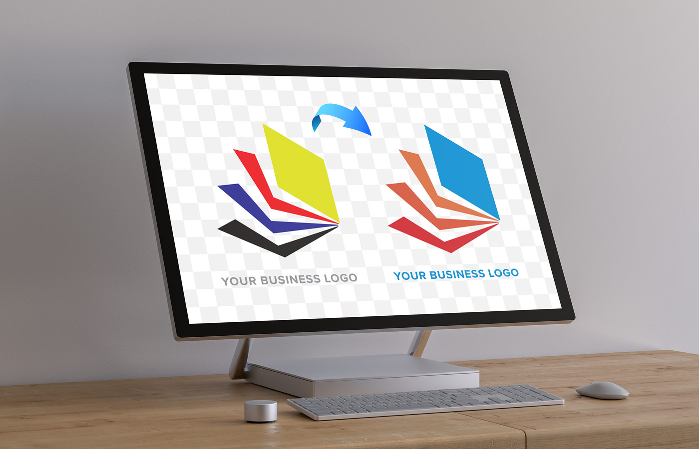 Computer on desk with Colour Replacement Features display example for Digital Factory Apparel Polyprint Edition V10 Computer on desk with Colour Replacement Features display example for Digital Factory Apparel Polyprint Edition V10