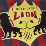 Wild Crew Lion design on sports shirt made with Sef Tatoo SBB Optima