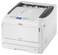 OKI PRO 8432WT White Toner Printer with transparent background