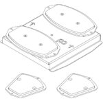 Polyprint 2-in-1 Face Mask Platens Illustrated Diagram