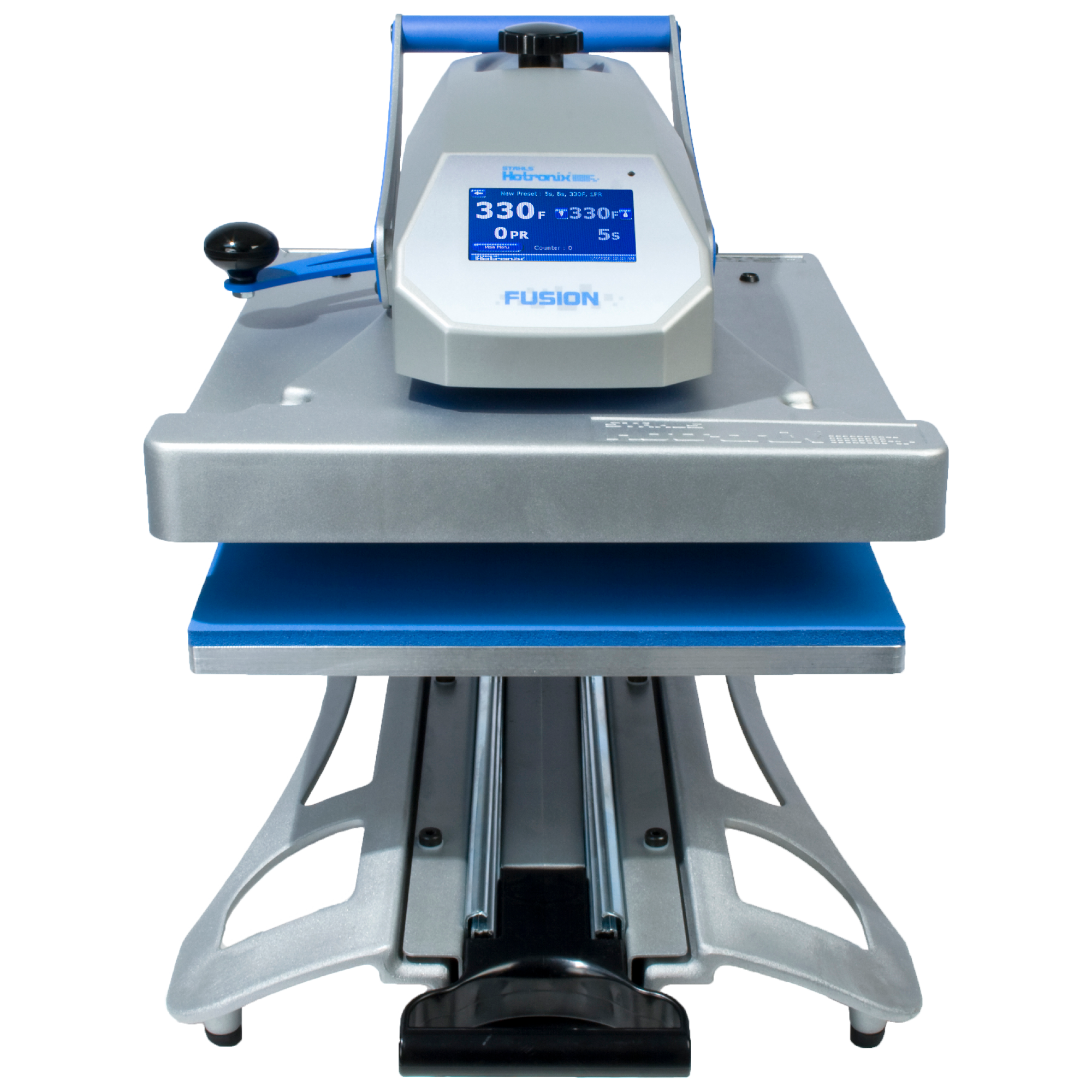 Stahls Hotronix Fusion IQ Heat Press with no background