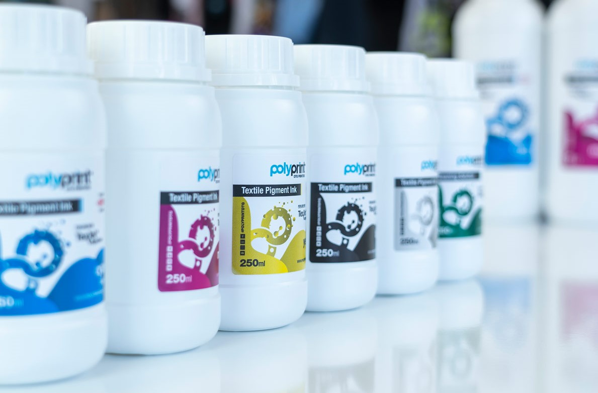 Polyprint Dupont Textile Pigment Inks 250ml