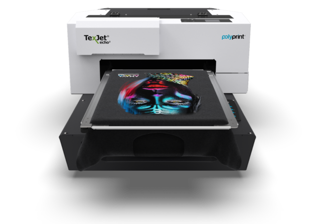 Polyprint Texjet Echo2 DTG Printer - Front Facing