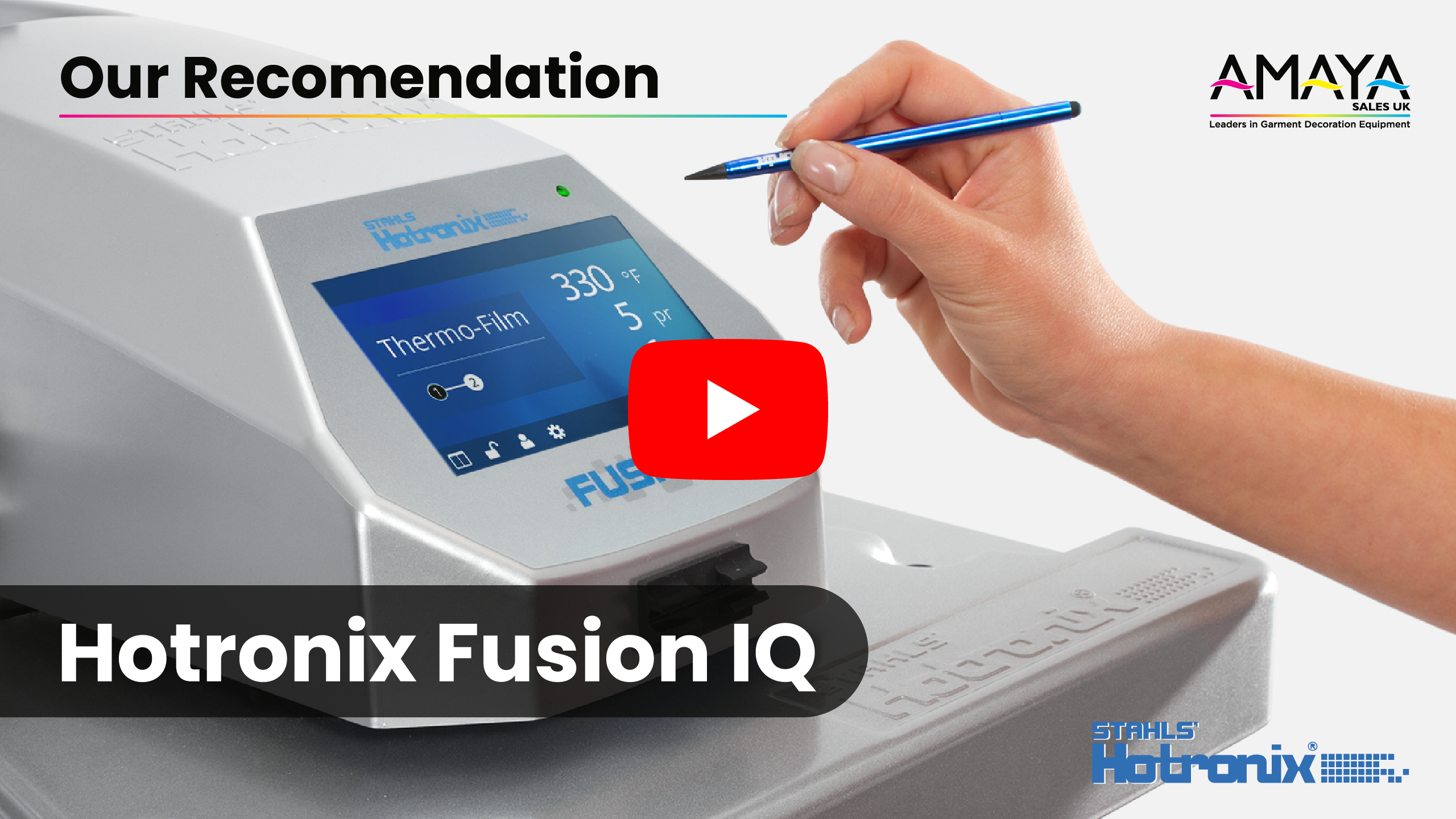 Stahls Hotronix Fusion IQ Heat press Recommendation Video Thumbnail