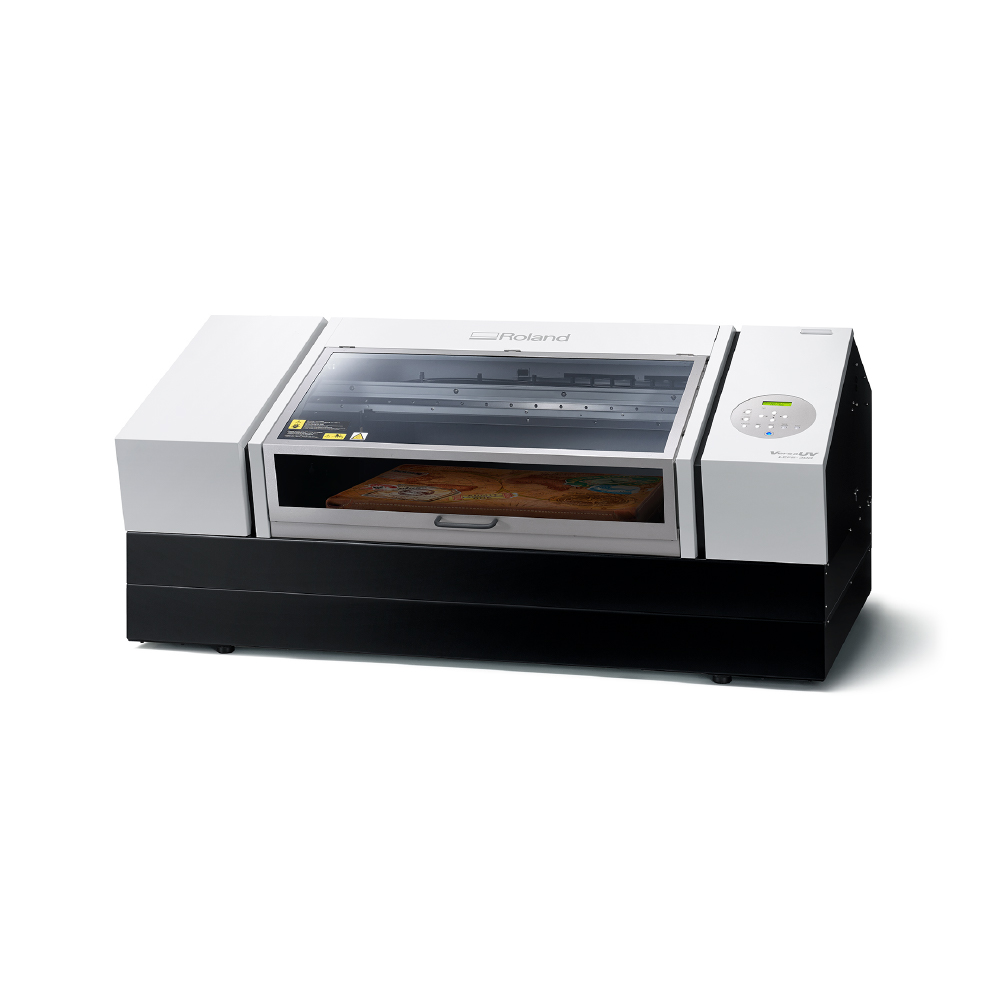 Roland Versa UV LEF-300D Flat Bed Printer on white background