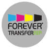 Forever Transfer RIP Software Icon in grey circle with transparent background