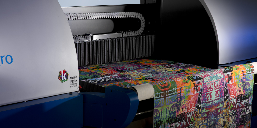 Kornit Digital printer with big print