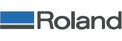 Roland Blue and Black logo on transparent background