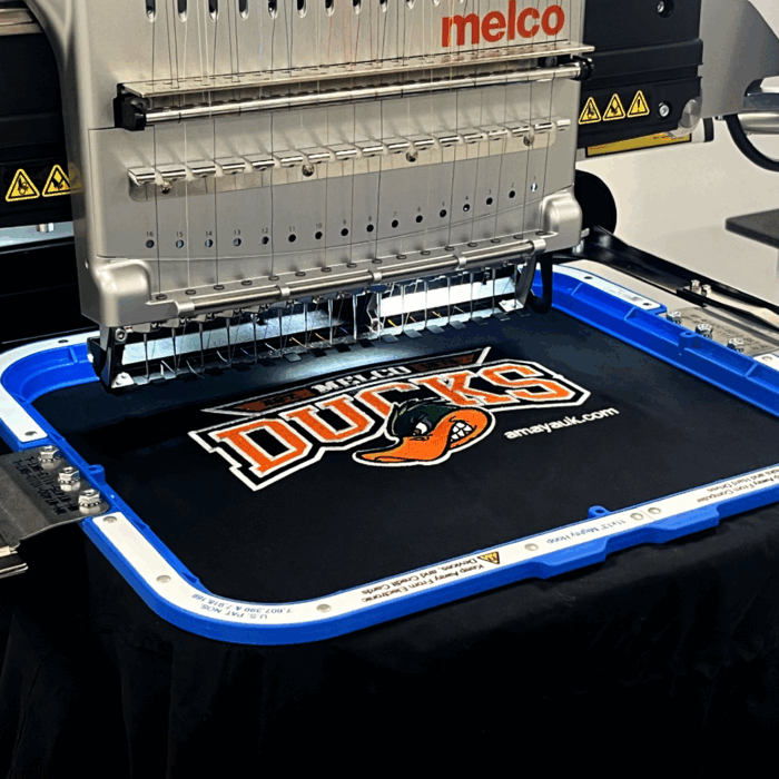 11x13" Mighty Hoop on Embroidery Machine