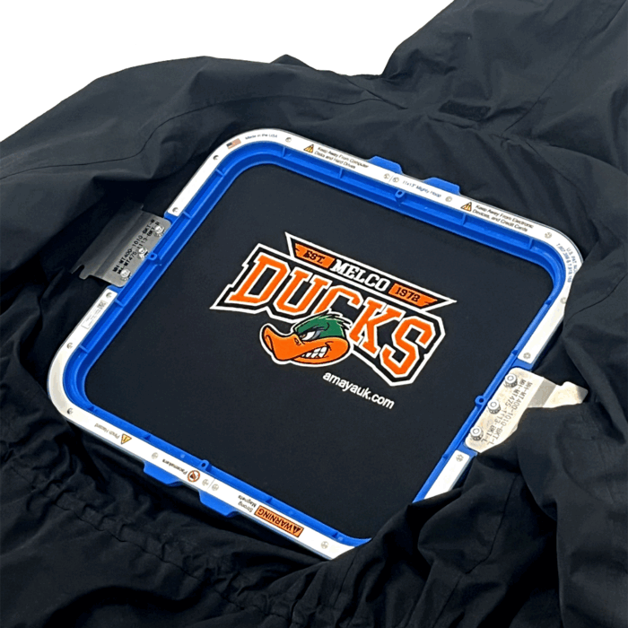 11x13" Mighty Hoop on Jacket