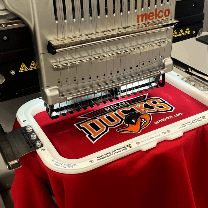 8x13" Mighty Hoop on Embroidery Machine