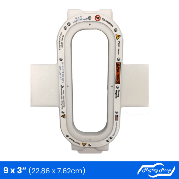 9 x 3" Mighty Hoop