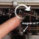 Melco replacing a needle diagram