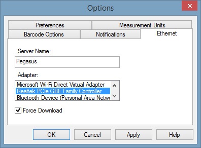 Melco Selecting Connections Window