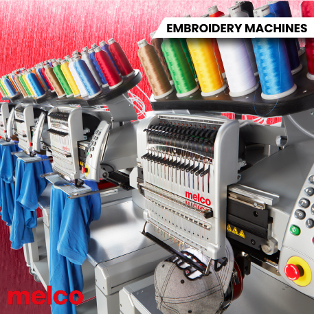 Melco EMT16X Modular Embroidery Machines