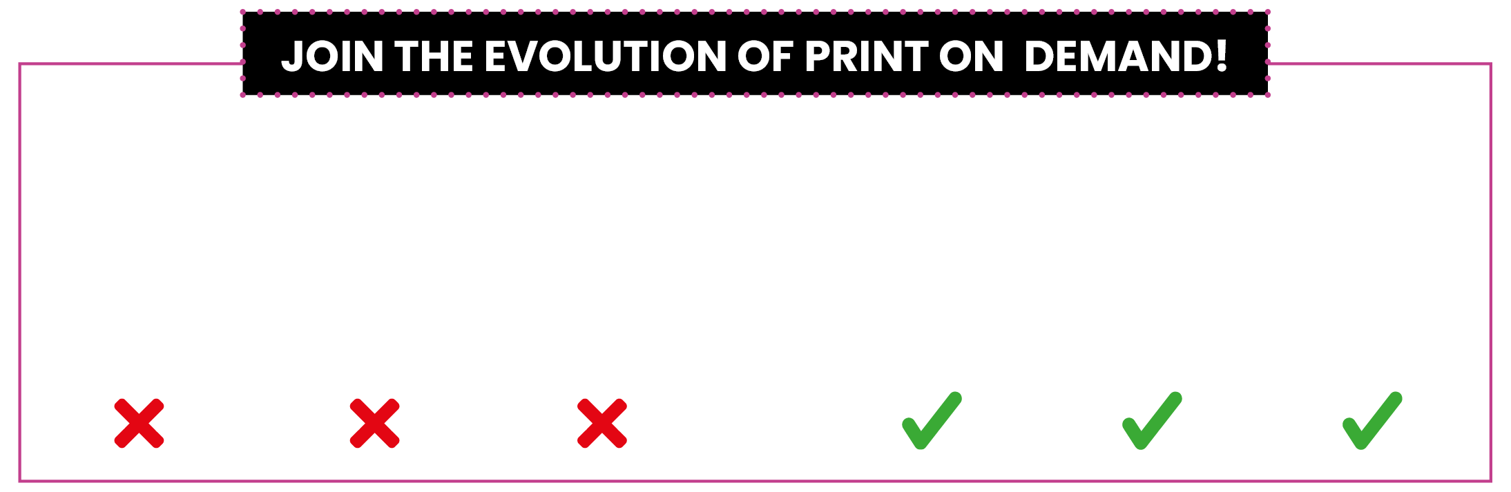 Why Kornit - Sustainable and unsustainable table