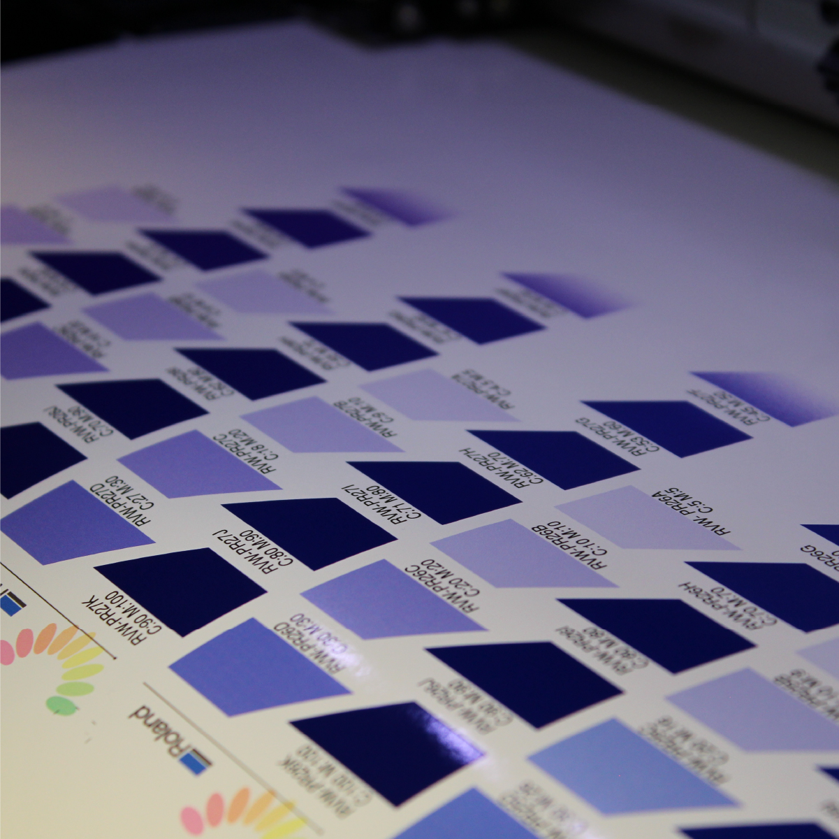Roland Versaworks Colour Chart