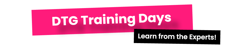 DTG Training Days Banner