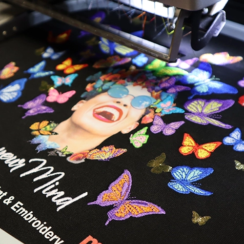 Melco Butterfly Embroidery