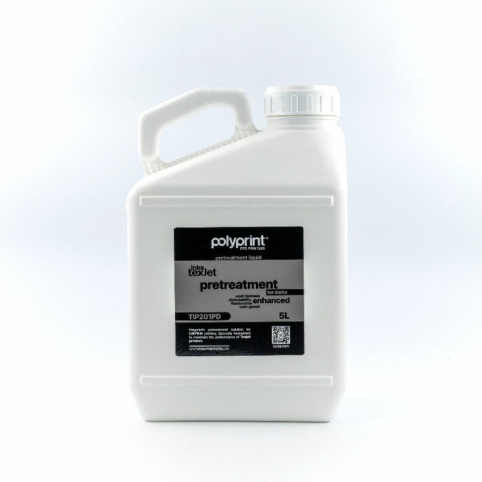 5 litre bottle of Polyprint DTG Pretreatment solution for darks