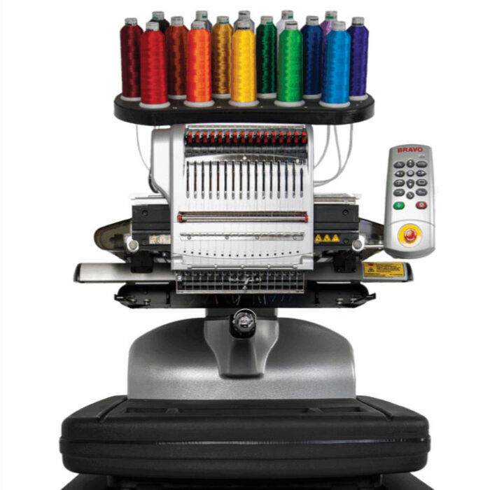 Melco BRAVO X Embroidery Machine - Image 1