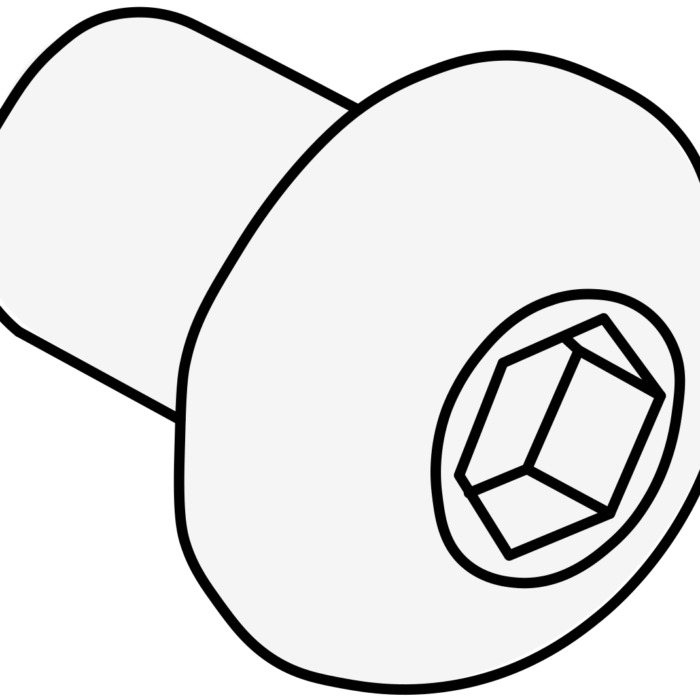 Screw, Btn Hd Cap, M5 X 6mm Lg - 011163-06