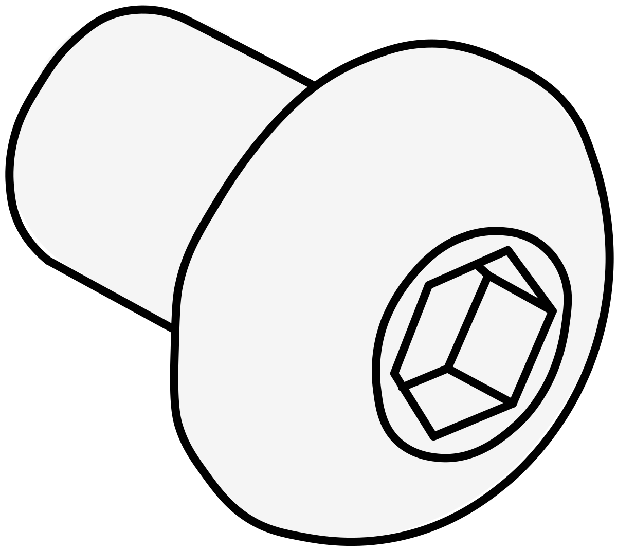 Screw, Btn Hd Cap, M5 X 6mm Lg - 011163-06 Screw, Btn Hd Cap, M5 X 6mm Lg - 011163-06