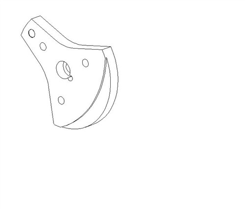 END PLATE, Z SHAFT - 30884-01 END PLATE, Z SHAFT - 30884-01
