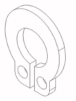 32053-04.jpg RING, RETAINING, GROOVELESS, - 32053-04