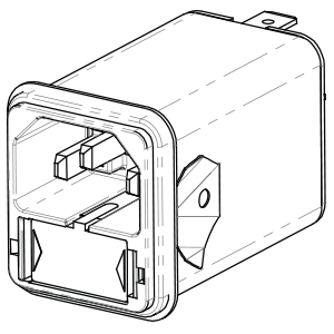 34408.jpg FILTER, LINE, IEC INPUT - 34408