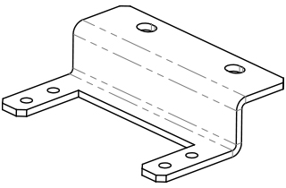 34988.jpg Bracket MTG Trimmer servo - 34988